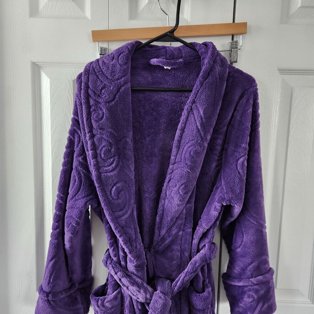 Croft & Barrow Purple Robe - Picture 7 of 9